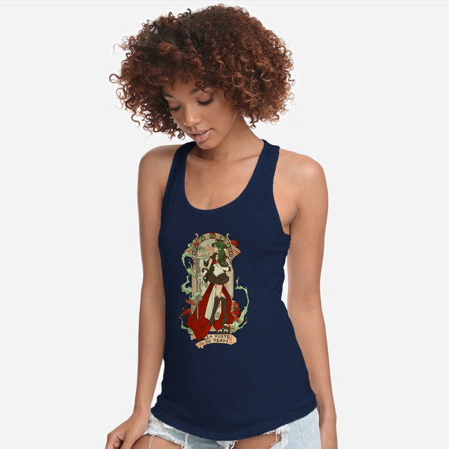 Guardian of Time-womens racerback tank-Eriphyle