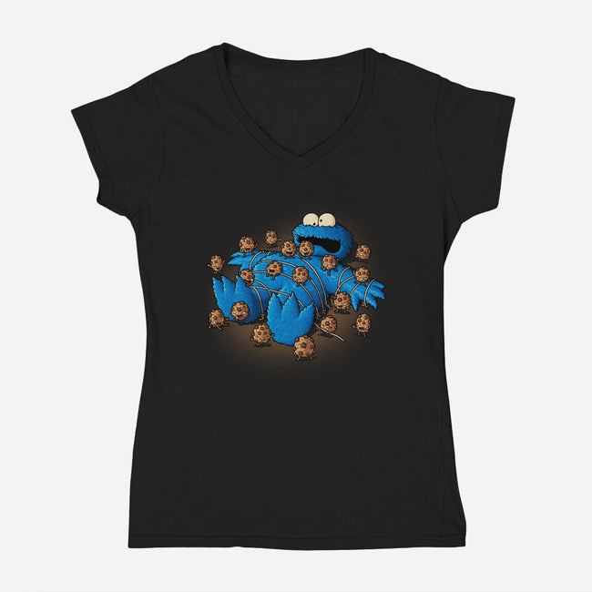 Gulliver Monster-womens v-neck tee-TonyCenteno