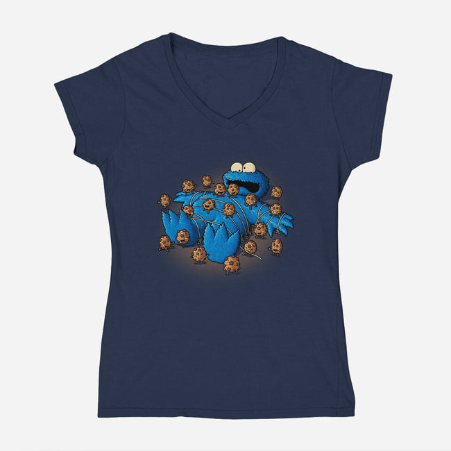 Gulliver Monster-womens v-neck tee-TonyCenteno