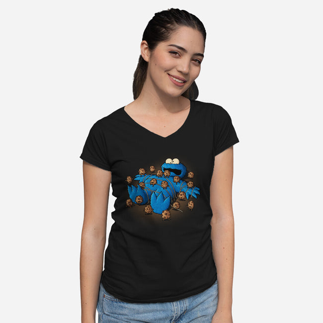 Gulliver Monster-womens v-neck tee-TonyCenteno