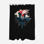 Gunblades and Angels-none polyester shower curtain-hypertwenty
