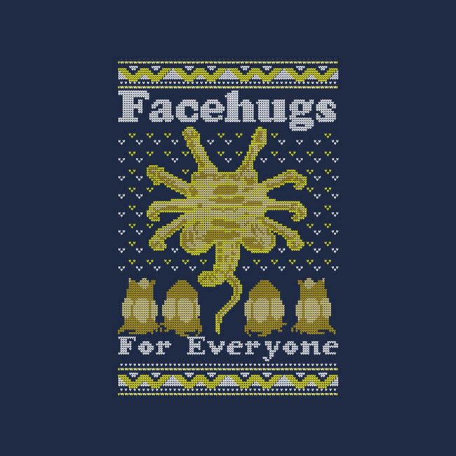 Face Hugs For Everyone-womens v-neck tee-maped
