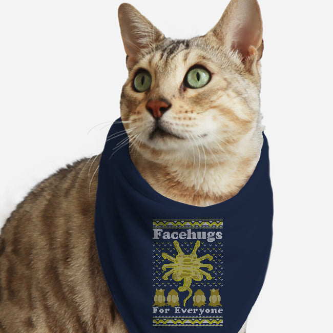 Face Hugs For Everyone-cat bandana pet collar-maped
