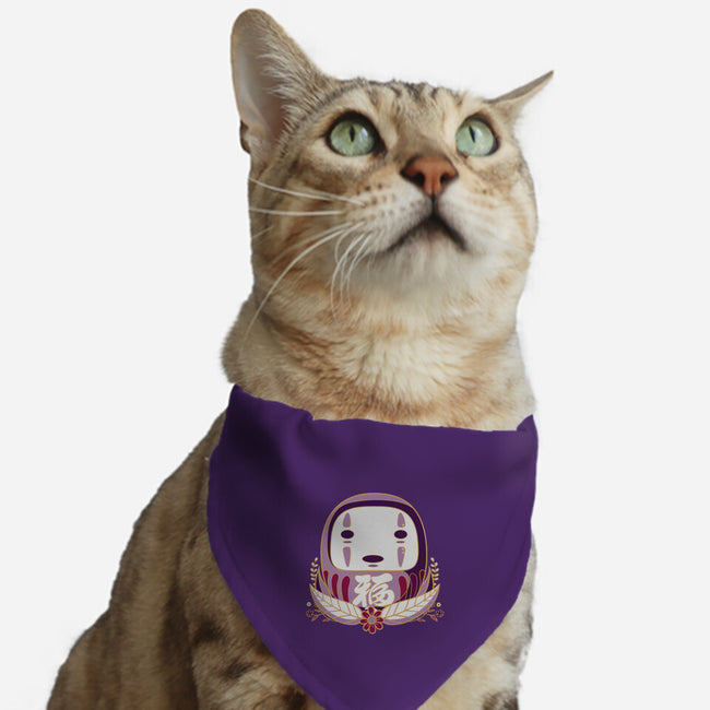 Faceless Daruma-cat adjustable pet collar-Coconut_Design