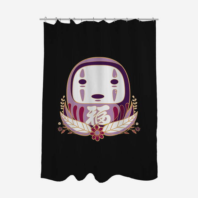 Faceless Daruma-none polyester shower curtain-Coconut_Design