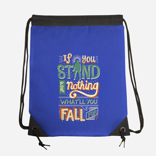 Fall-none drawstring bag-risarodil
