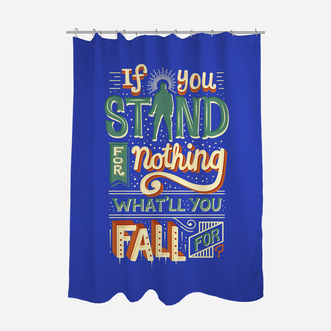 Fall-none polyester shower curtain-risarodil