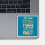 Fall-none glossy sticker-risarodil
