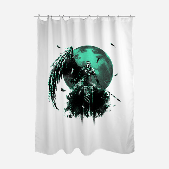 Fallen From Grace-none polyester shower curtain-Genesis993