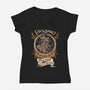 Fangorn University-womens v-neck tee-Hootbrush