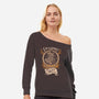 Fangorn University-womens off shoulder sweatshirt-Hootbrush