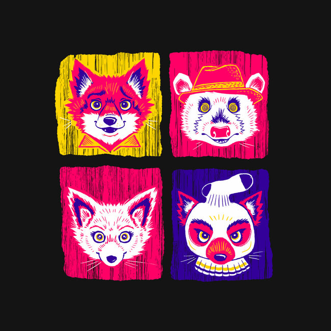 Fantastic Fox Friends-unisex baseball tee-Miranda Dressler
