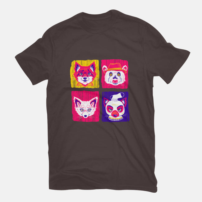 Fantastic Fox Friends-mens heavyweight tee-Miranda Dressler