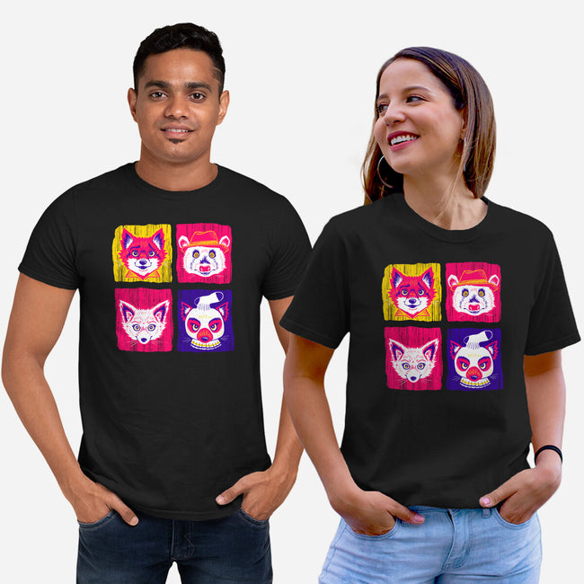 Fantastic Fox Friends-unisex basic tee-Miranda Dressler