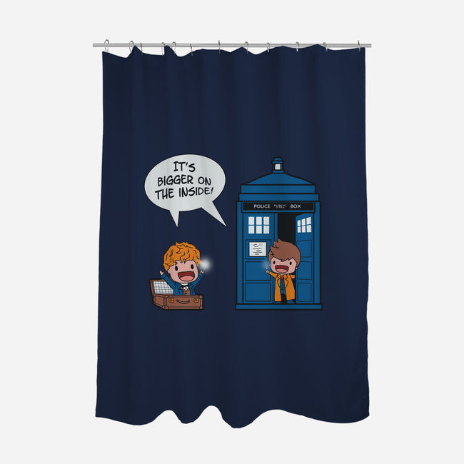 Fantastic Space-none polyester shower curtain-Ma_Lockser