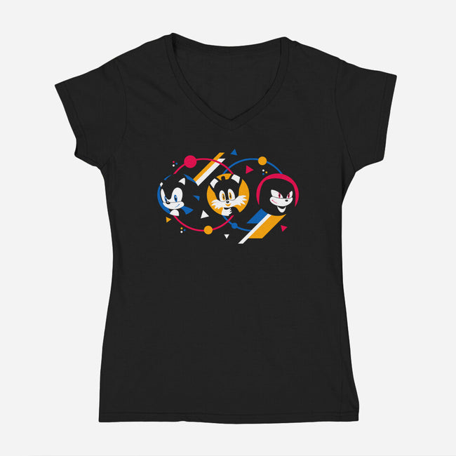 Fast Spirits-womens v-neck tee-paulagarcia