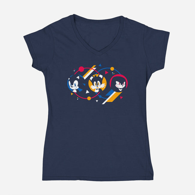 Fast Spirits-womens v-neck tee-paulagarcia