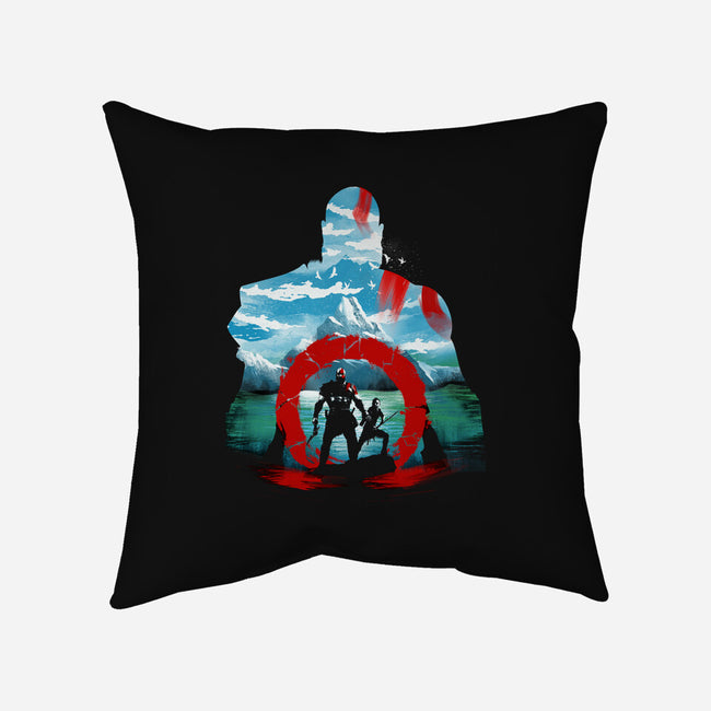 Father and Son Adventure-none removable cover w insert throw pillow-dandingeroz