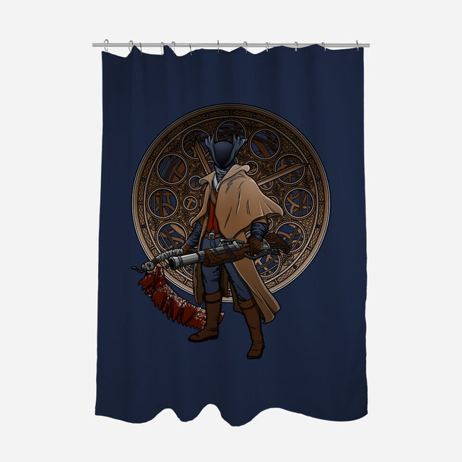 Fear The Blood-none polyester shower curtain-JCMaziu