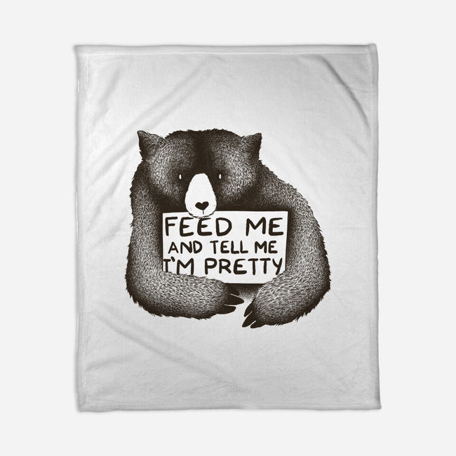 Feed Me-none fleece blanket-tobefonseca