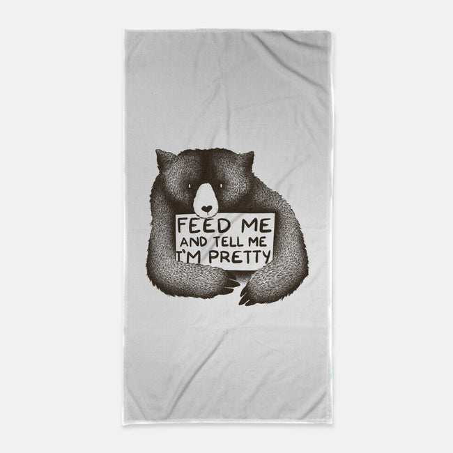 Feed Me-none beach towel-tobefonseca