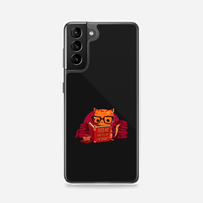 Feed Me And Tell Me I'm Smart-samsung snap phone case-tobefonseca
