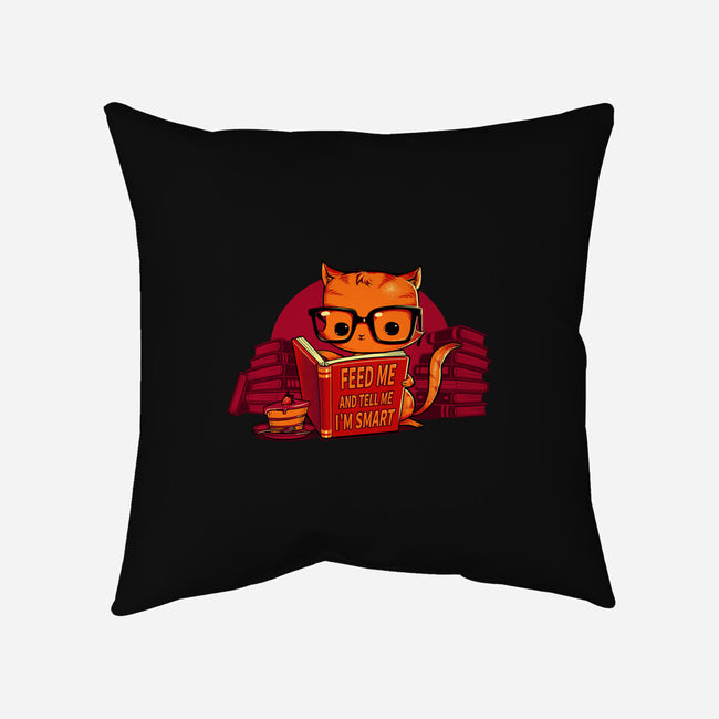 Feed Me And Tell Me I'm Smart-none removable cover throw pillow-tobefonseca