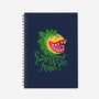 Feeeeeed Me-none dot grid notebook-DinoMike