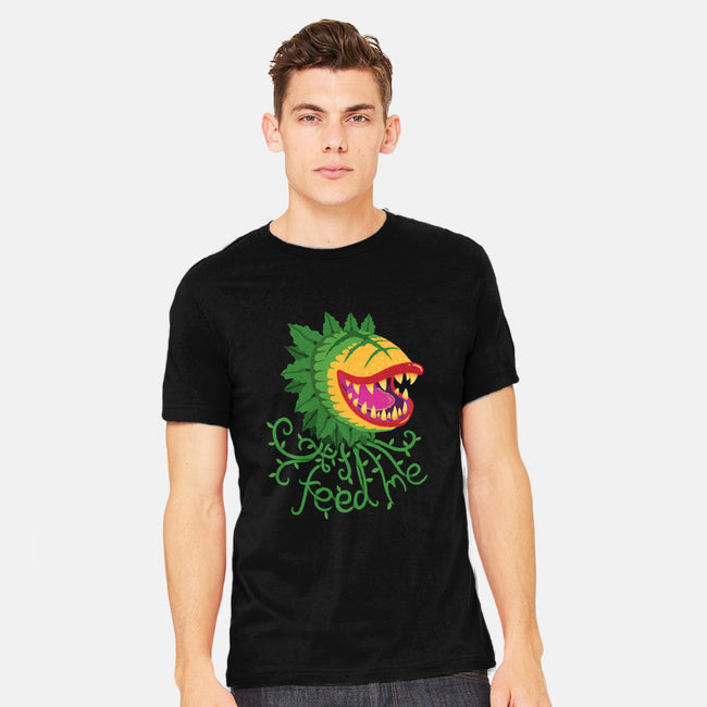 Feeeeeed Me-mens heavyweight tee-DinoMike