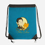 Felis Catus-none drawstring bag-danidraws