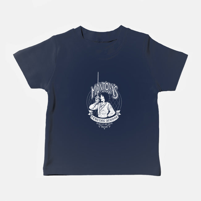 Fencing School-baby basic tee-Kat_Haynes