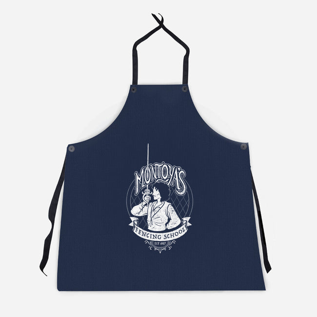Fencing School-unisex kitchen apron-Kat_Haynes