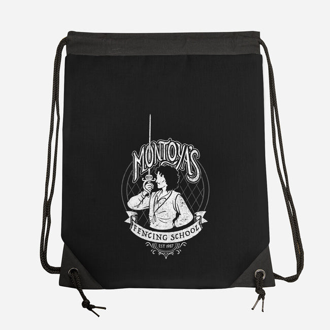 Fencing School-none drawstring bag-Kat_Haynes