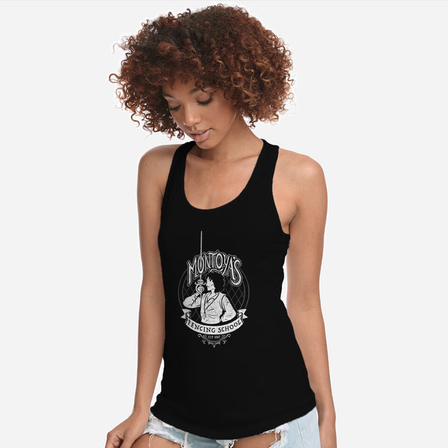 Fencing School-womens racerback tank-Kat_Haynes