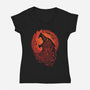 Fenrisulfr-womens v-neck tee-RAIDHO