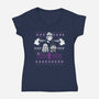 Festive Fright-womens v-neck tee-GordonB