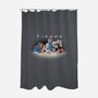 FIENDS-none polyester shower curtain-Skullpy