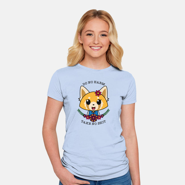 Fight Like A Girl-womens fitted tee-Alexhefe