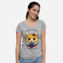 Fight Like A Girl-womens v-neck tee-Alexhefe