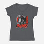 Fight The Power!-womens v-neck tee-Liewrite