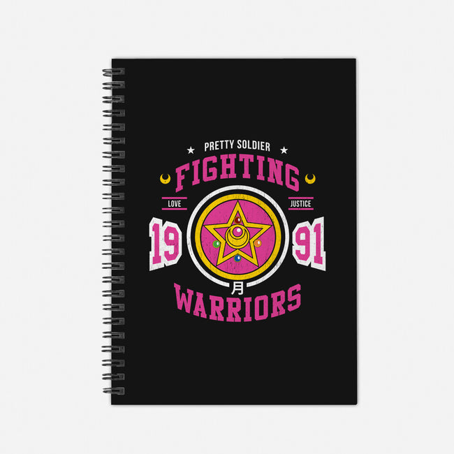 Fighting Senshi-none dot grid notebook-machmigo