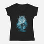 Final Storm-womens v-neck tee-kharmazero