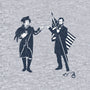 Fist Bump For Liberty-womens off shoulder sweatshirt-melmike