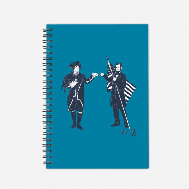 Fist Bump For Liberty-none dot grid notebook-melmike