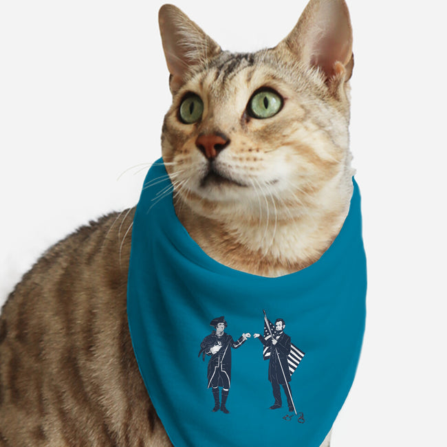 Fist Bump For Liberty-cat bandana pet collar-melmike