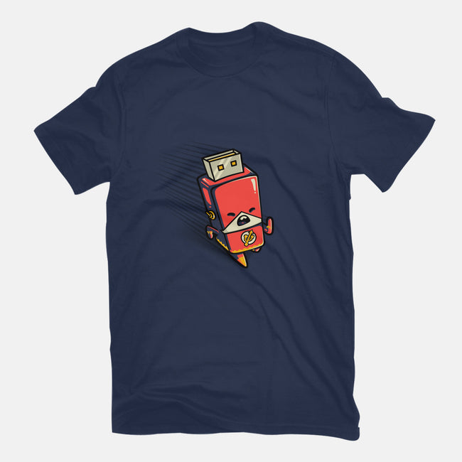Flash Drive-mens heavyweight tee-Wenceslao A Romero