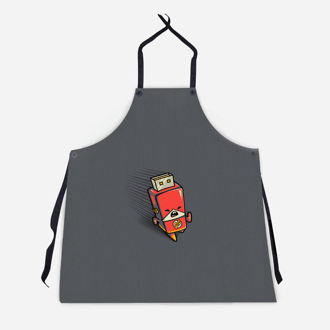 Flash Drive-unisex kitchen apron-Wenceslao A Romero