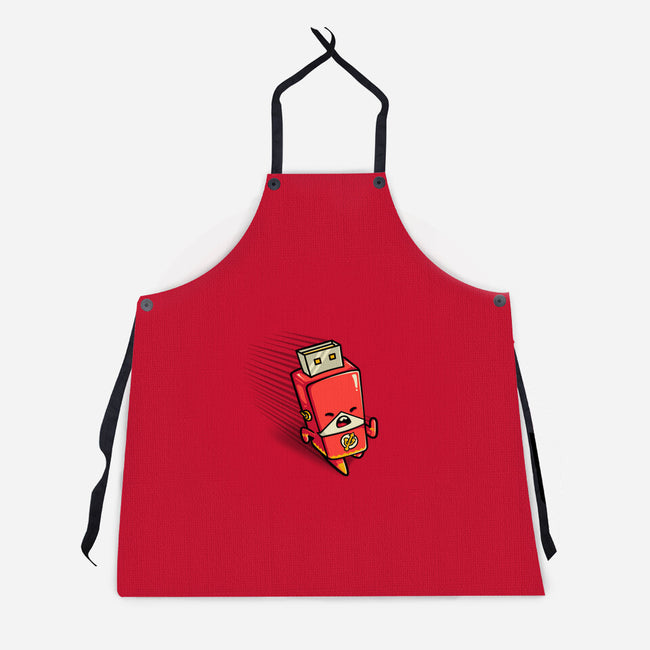 Flash Drive-unisex kitchen apron-Wenceslao A Romero