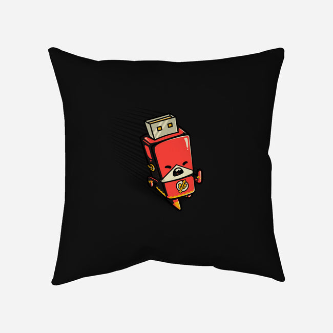 Flash Drive-none removable cover w insert throw pillow-Wenceslao A Romero