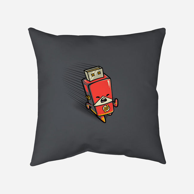Flash Drive-none removable cover w insert throw pillow-Wenceslao A Romero